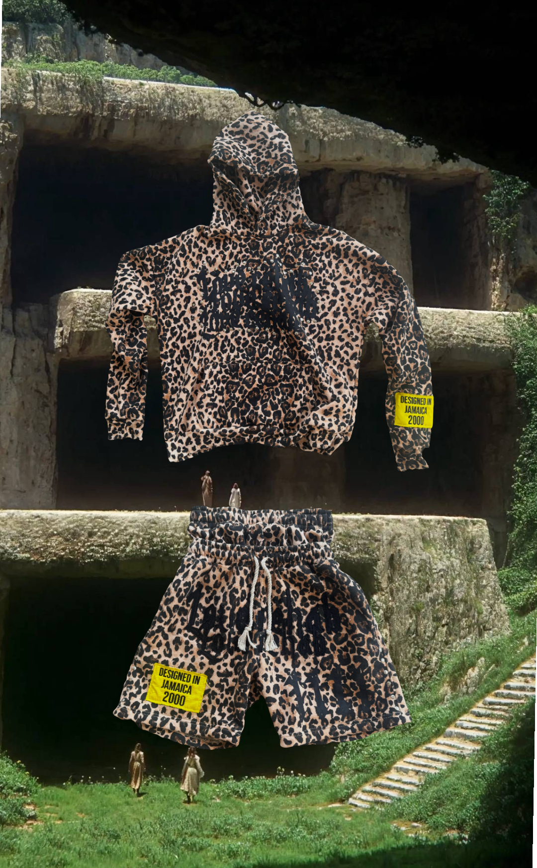 Leopard Love Rehab shorts