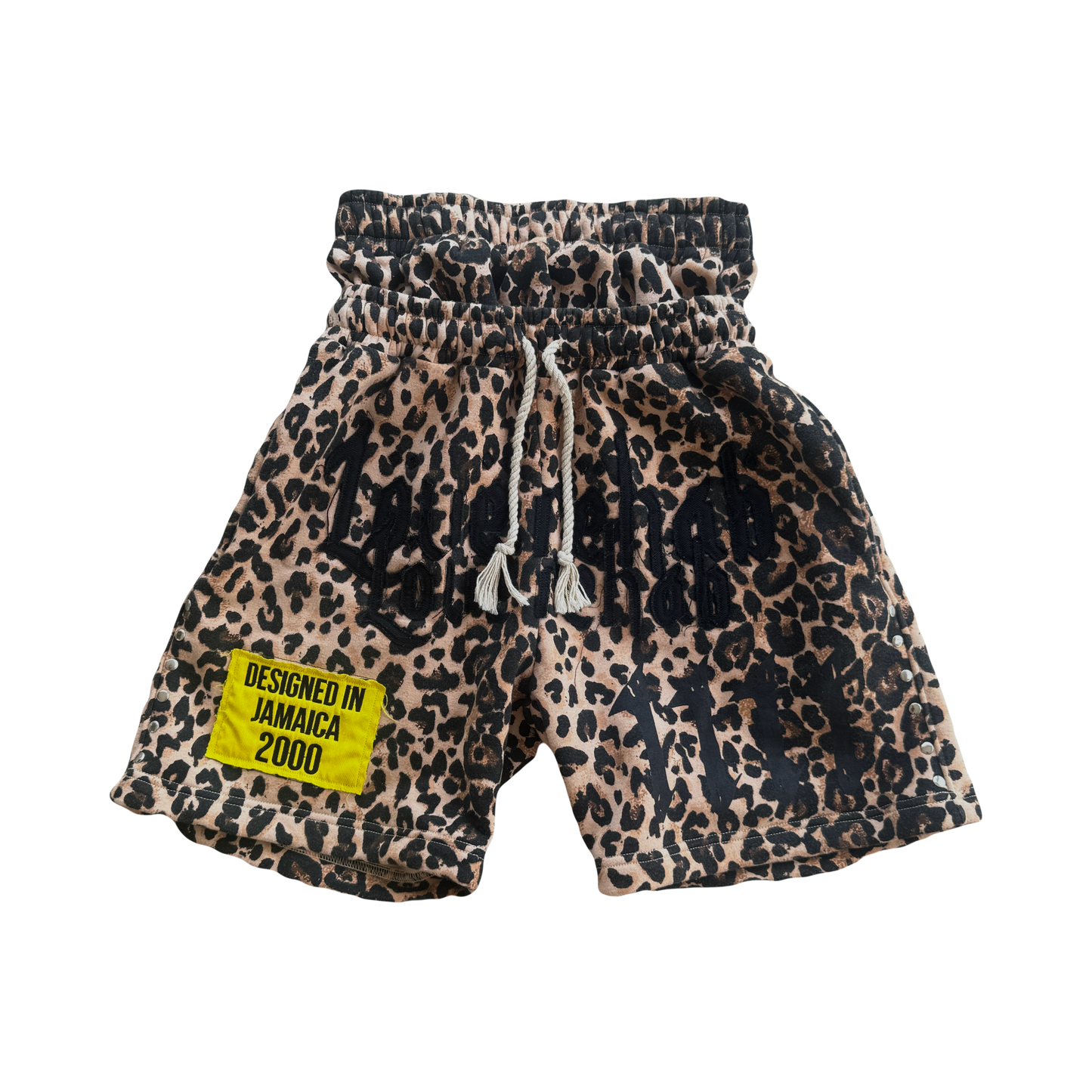 Leopard Love Rehab shorts