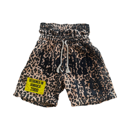 Leopard Love Rehab shorts